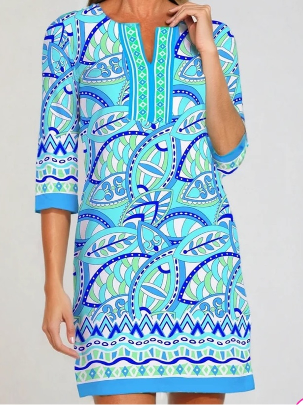 EUC REZOBAY Valencia 3/4 Sleeve Dress Size XXL Retail $129.00